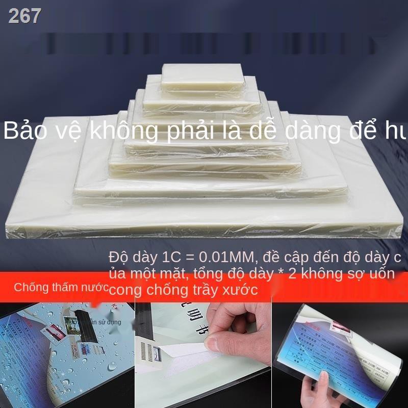 【21 năm】100 tờ màng nhựa a4 giấy trong suốt và tự niêm phong máy