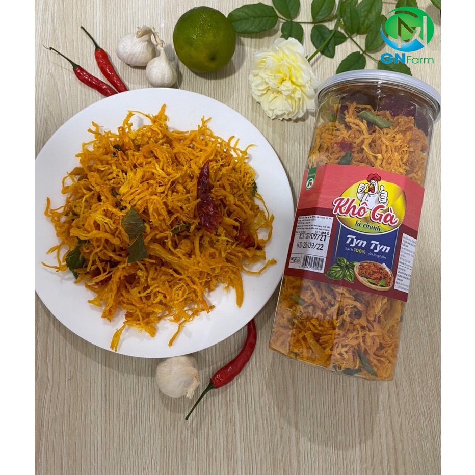 Khô Gà Lá Chanh Xé Cay Giòn Dai Ăn Là Ghiền - Hũ 250g | BigBuy360 - bigbuy360.vn
