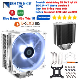 Tản nhiệt khí ID Cooling SE-224 XT WHITE Hàng Chính Hãng BH 24 Tháng