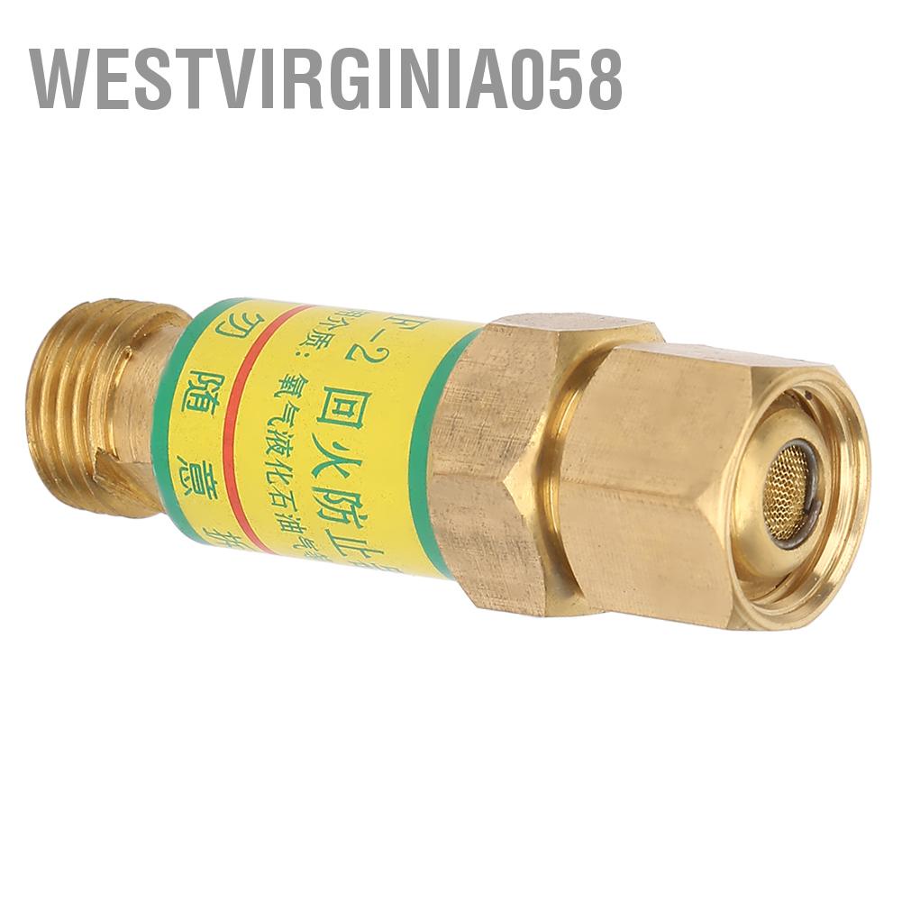 Westvirginia058 Van kiểm tra oxy / axetylen hồi tưởng Bộ điều khiển hàn Cắt ngọn lửa đuốc M16 * 1.5
