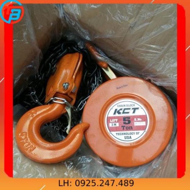 [GIÁ SỈ] Palang Xích KCT 5 Tấn [SIÊU RẺ]  - Cáp Thép Thái Bình Vina