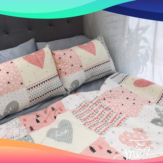 KC Đôi vỏ Gối Thô Lụa Hàn Quốc dành cho Người Lớn