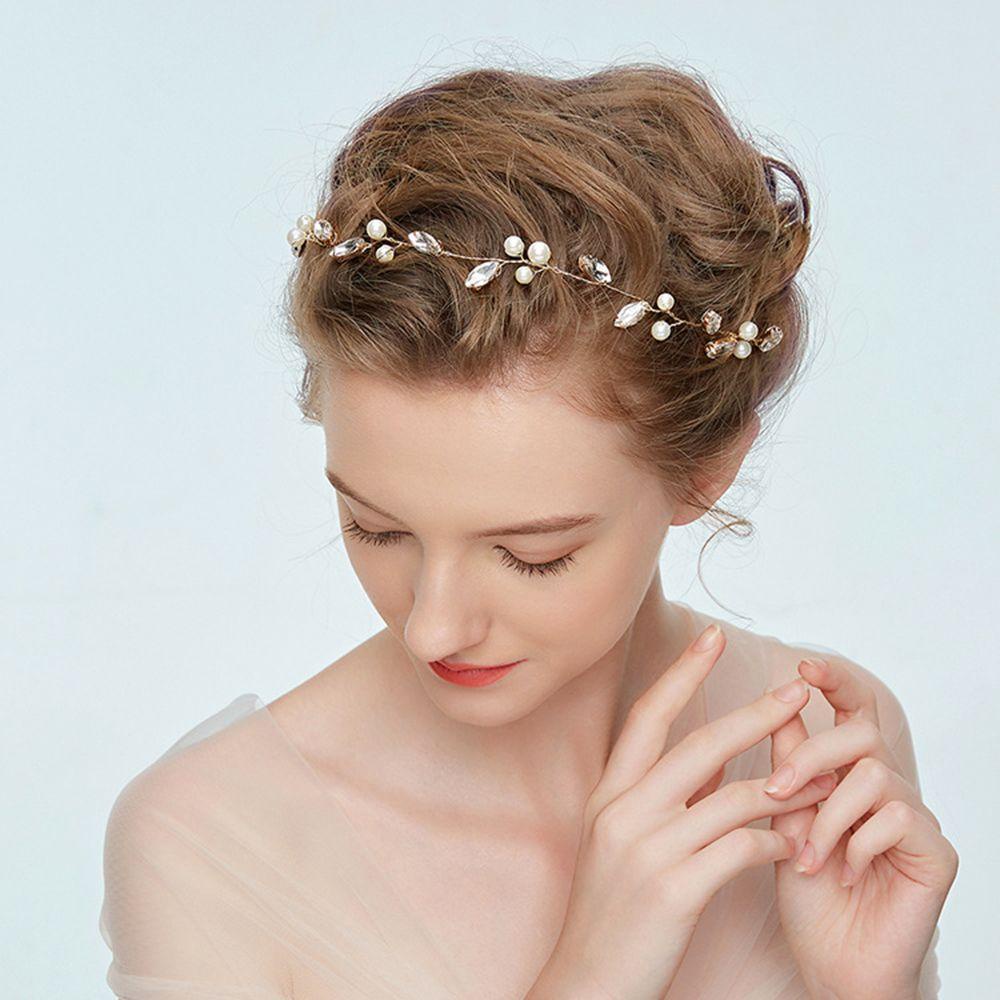 Băng Đô Hoa Cài Tóc Xinh Xắn Cho Cô Dâu