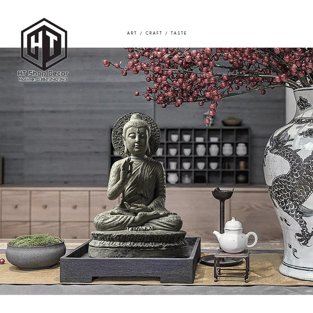 Tượng Phật  trang trí nhà cửa phong thủy, bàn trà, hồ cá, thuỷ sinh, tiểu cảnh, bán cạn, terrarium
