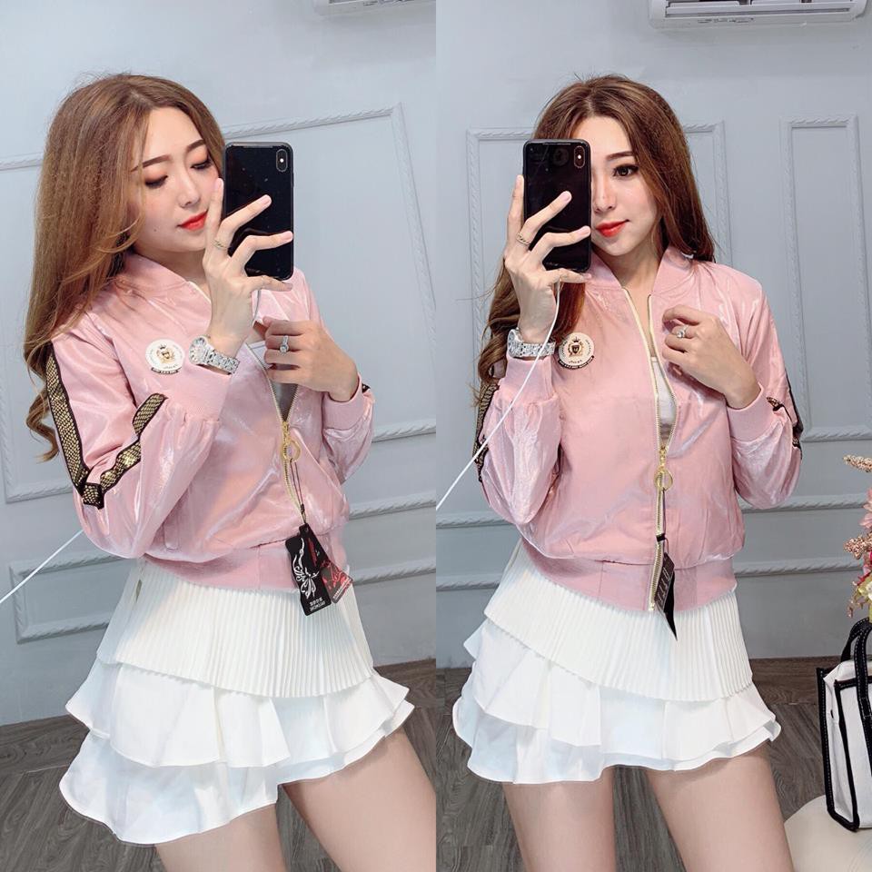 [GIÁ TỐT] Áo Khoác Phi Xà Cừ Form Dài Viền Tay Kim Loại | BigBuy360 - bigbuy360.vn