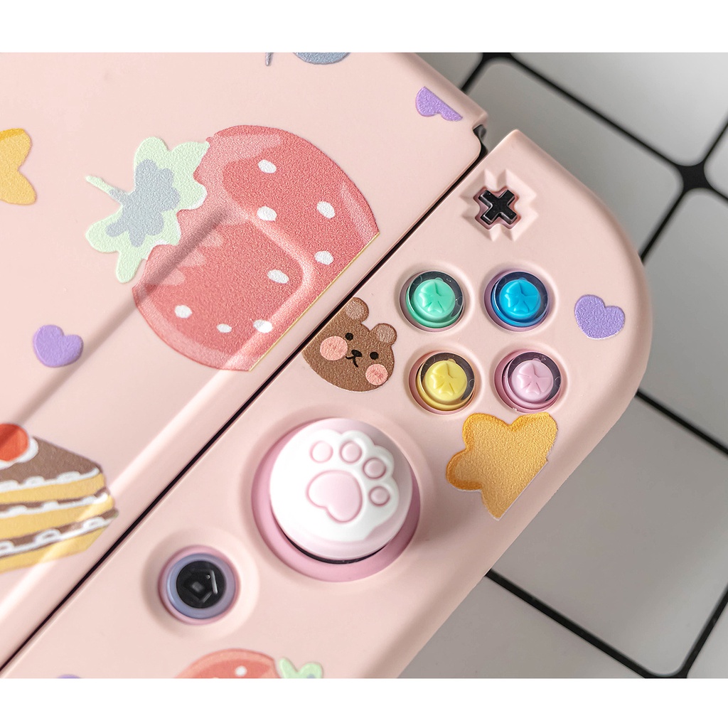 Ốp Bọc Nút Bấm Điều Khiển Chơi Game Thay Thế Chuyên Dụng Cho Nintendo Switch