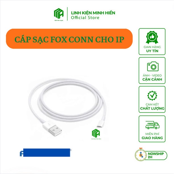 Củ - Cáp sạc, dây sạc dành cho IP 4G đến Xs Max, bảo hành 6 tháng