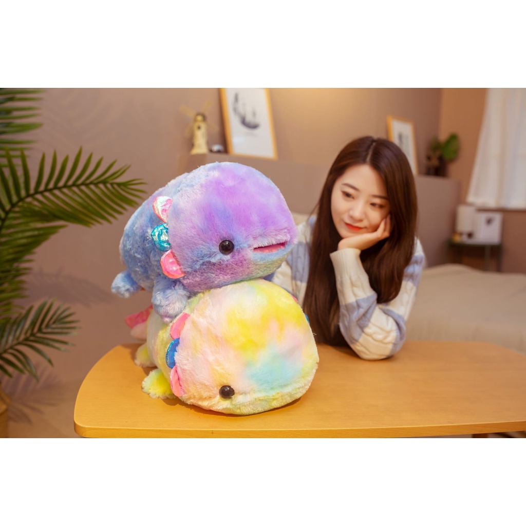 Thú Nhồi Bông Axolotl Mềm Mại Và Thoải Mái Cho Trẻ Em Và Người Lớn