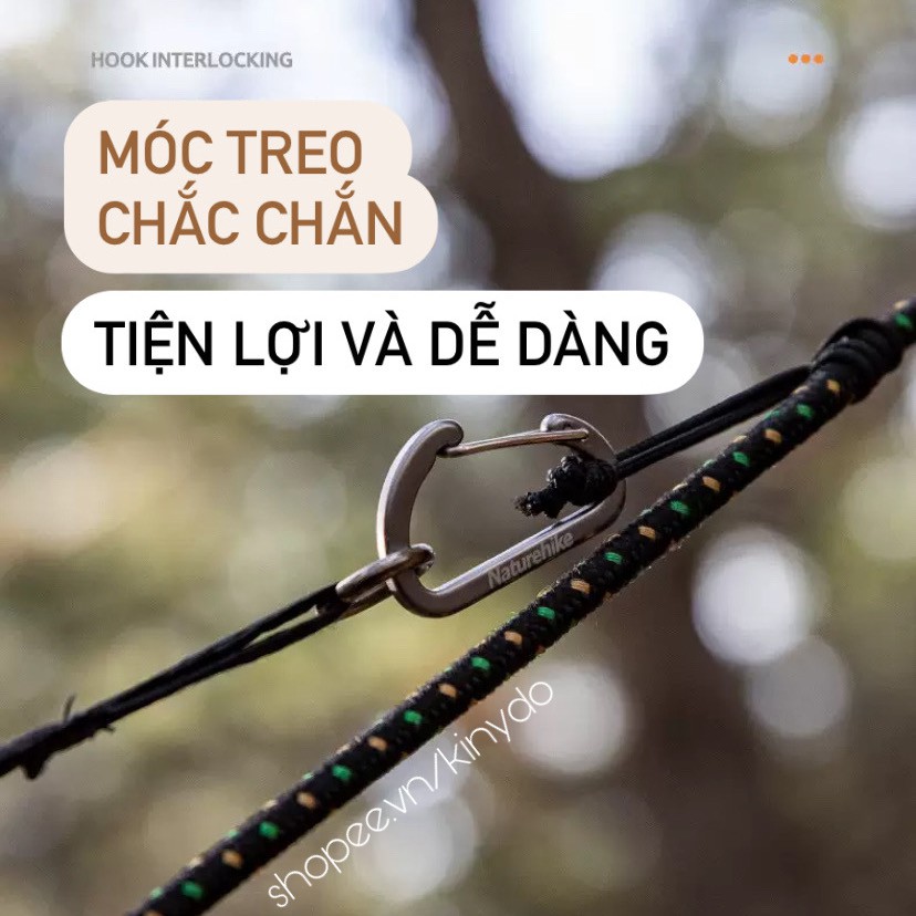 VÕNG ĐƠN CÓ LƯỚI CHỐNG MUỖI CÔN TRÙNG KÈM TĂNG CHE NẮNG CHE MƯA DU LỊCH DÃ NGOẠI CẮM TRẠI TIỆN LỢI NATUREHIKE NH20ZP092