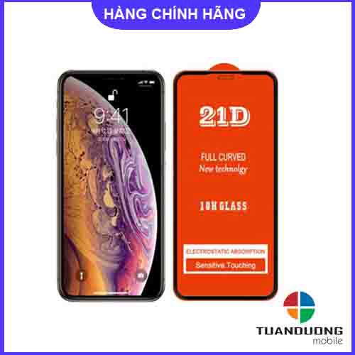 Cường Lực Iphone Full Màn 21D 6/6s 7/7s 7/8plus X iphone11 Full hộp