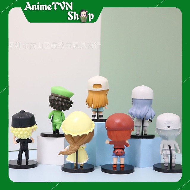 (Có lẻ) Set Combo 7 Mô hình Figure Anime/Manga Cells at Work (Hataraku Saibou)