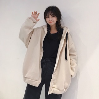 [CÓ SẴN] ÁO KHOÁC NỈ BÔNG ULZZANG (kèm ảnh thật)