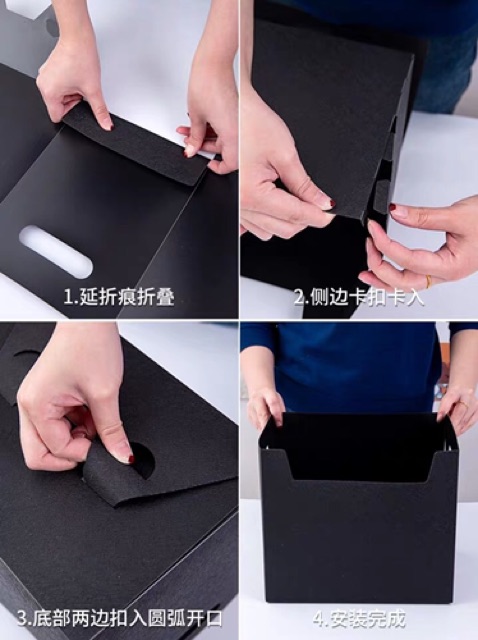 HỘP ĐỰNG SÁCH GẤP GỌN ĐỂ BÀN HỌC / BÀN LÀM VIỆC | BigBuy360 - bigbuy360.vn