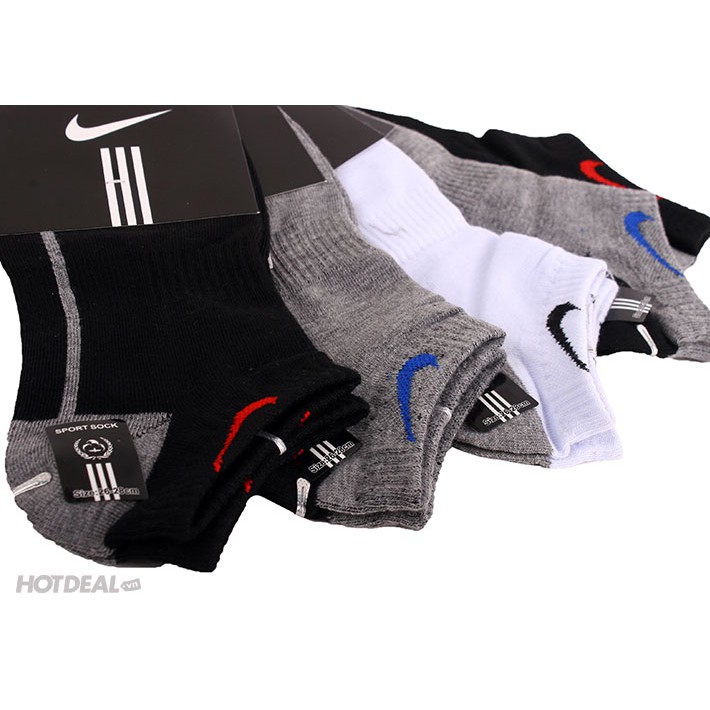 SET 5 TẤT NIKE CỔ NGẮN CHO NAM