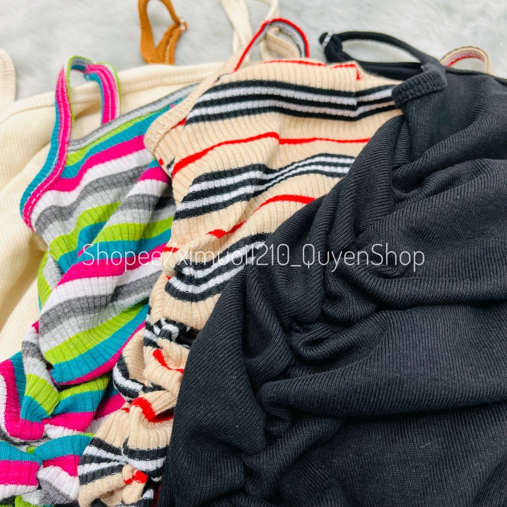 Đầm Body 2 Dây Rút Eo Tôn Dáng - QS QUYEN SHOP