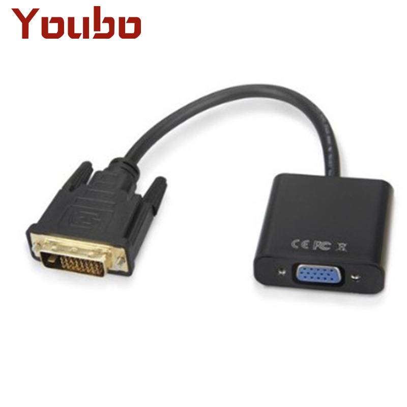 Cáp Chuyển Đổi Youbo Dvi 24 + 1 Dvi-D (Dual Link) Male Sang Vga Female