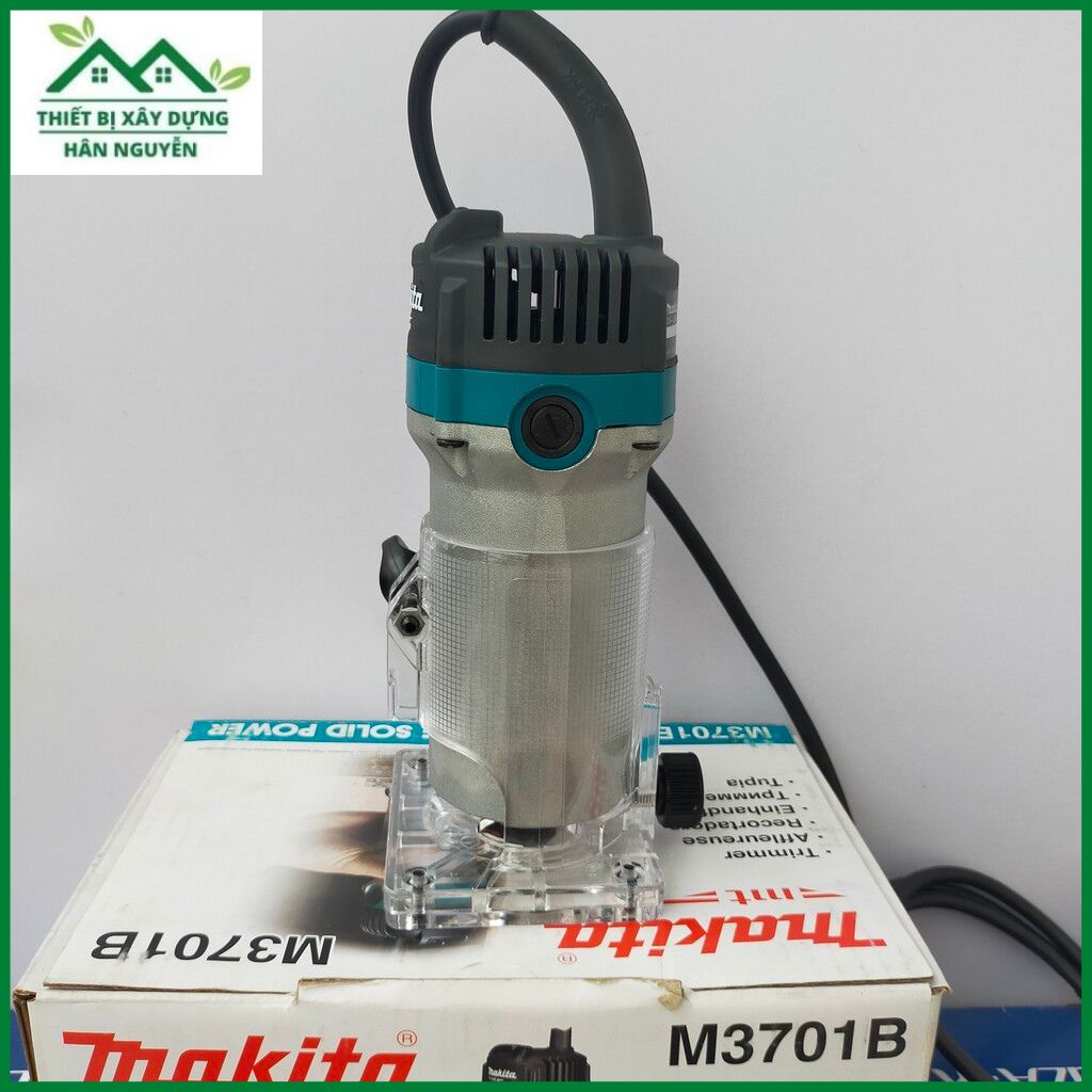 Máy phay gỗ Makita M3701B cốt 6.35mm,máy soi mộng,đánh cạnh