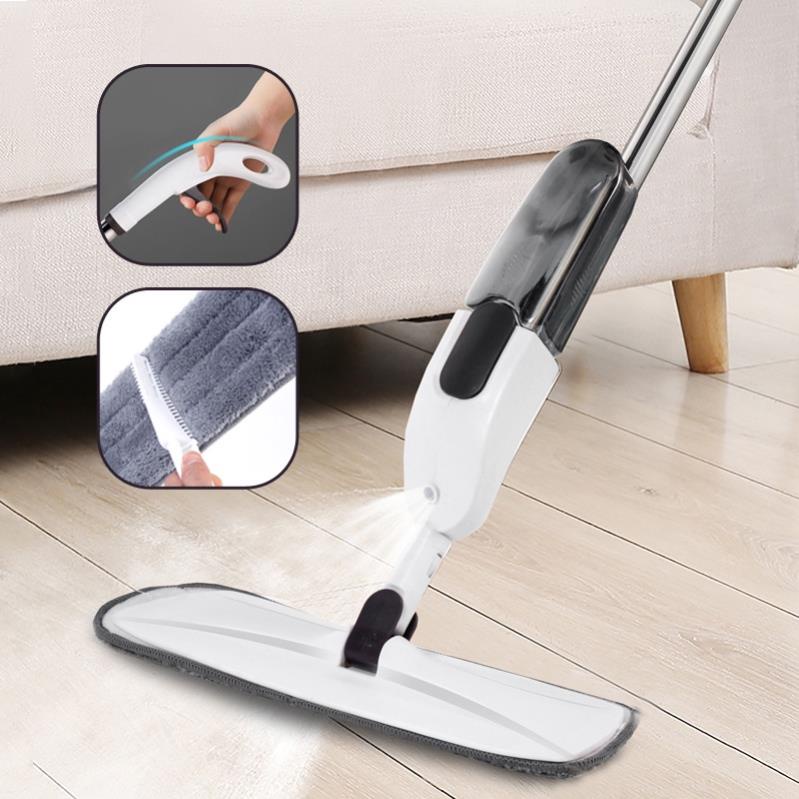 Cây chổi lau nhà kèm bình xịt nước lau sàn phun sương Aurora xoay 360 độ ( tuyển khách sỉ)