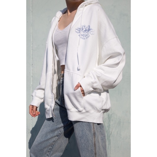 Brandy Melville Heaven Sent Hoodie Jacket