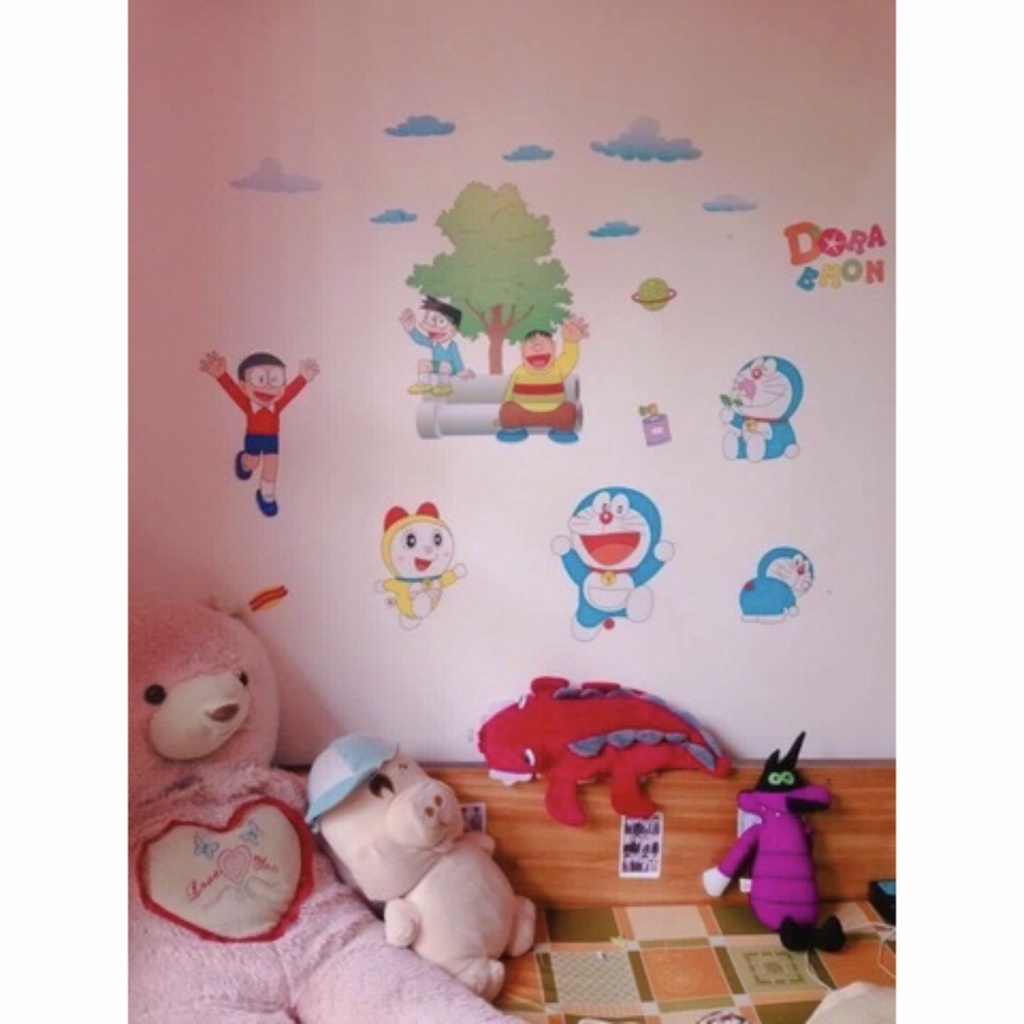 Giấy dán tường phòng ngủ decal dán tường cho bé decor trang trí dễ thương - Lá Tre 0303
