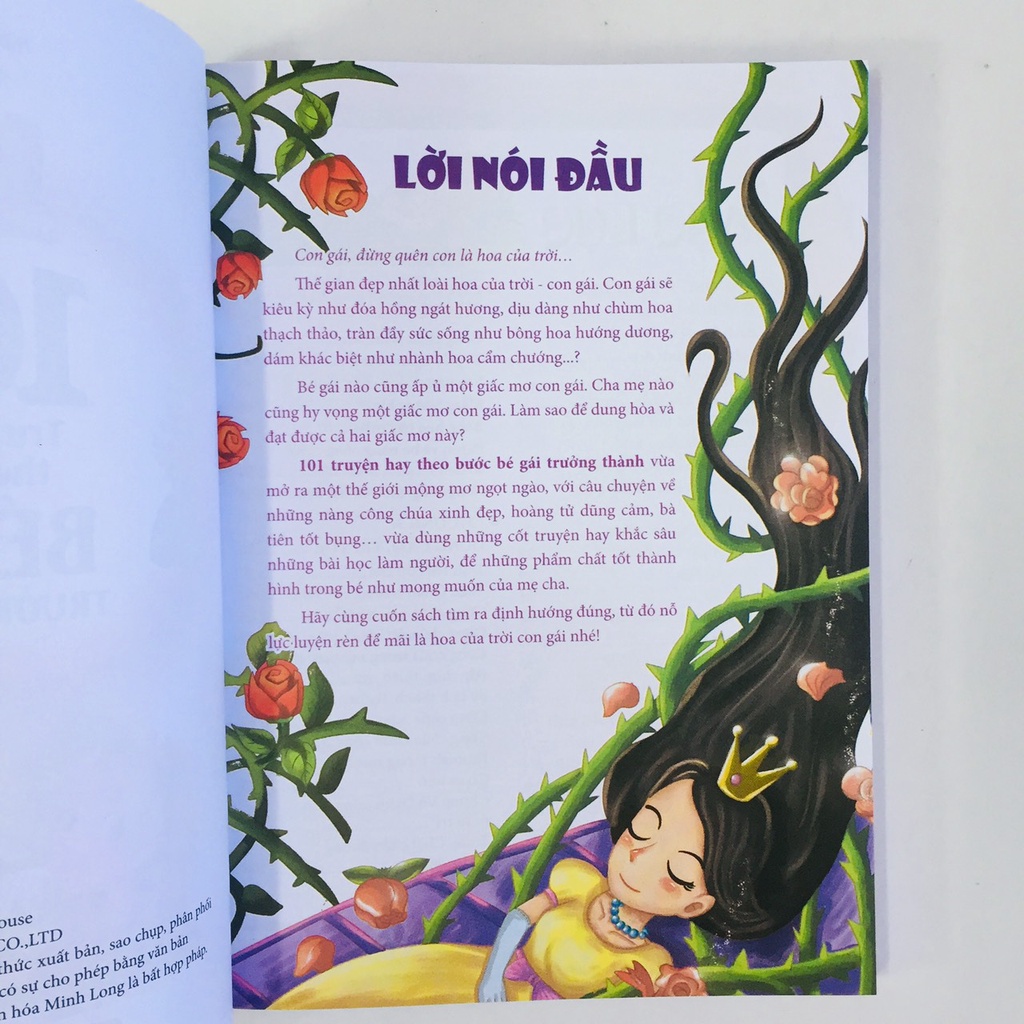 Sách: Combo 2 Cuốn -101 Truyện Hay Theo Bước Bé Gái Trưởng Thành + 100 Câu Chuyện Hay Dành Cho Bé Gái - TSTN