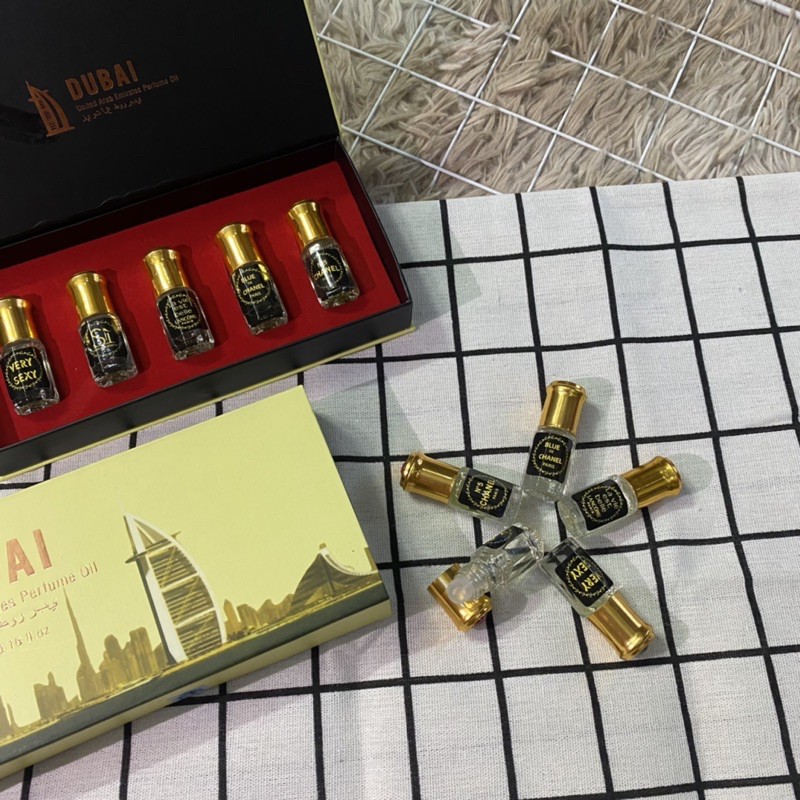 [MUA 1 TẶNG 1- Mua 5 tặng 6] Mua 1 chai tinh dầu Dubai 5ml tặng 1 chai nước hoa Pháp 6ml | Thế Giới Skin Care