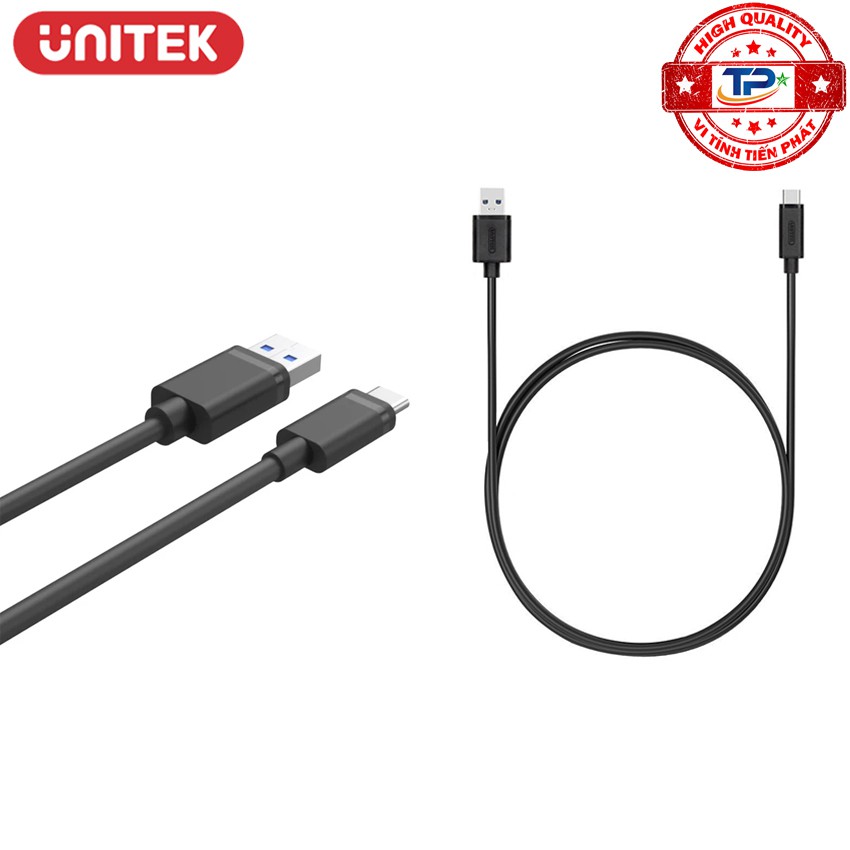Cáp chuyển USB 3.1 USB Type-C sang USB Unitek Y-C474BK ( USB-C to USB-A )