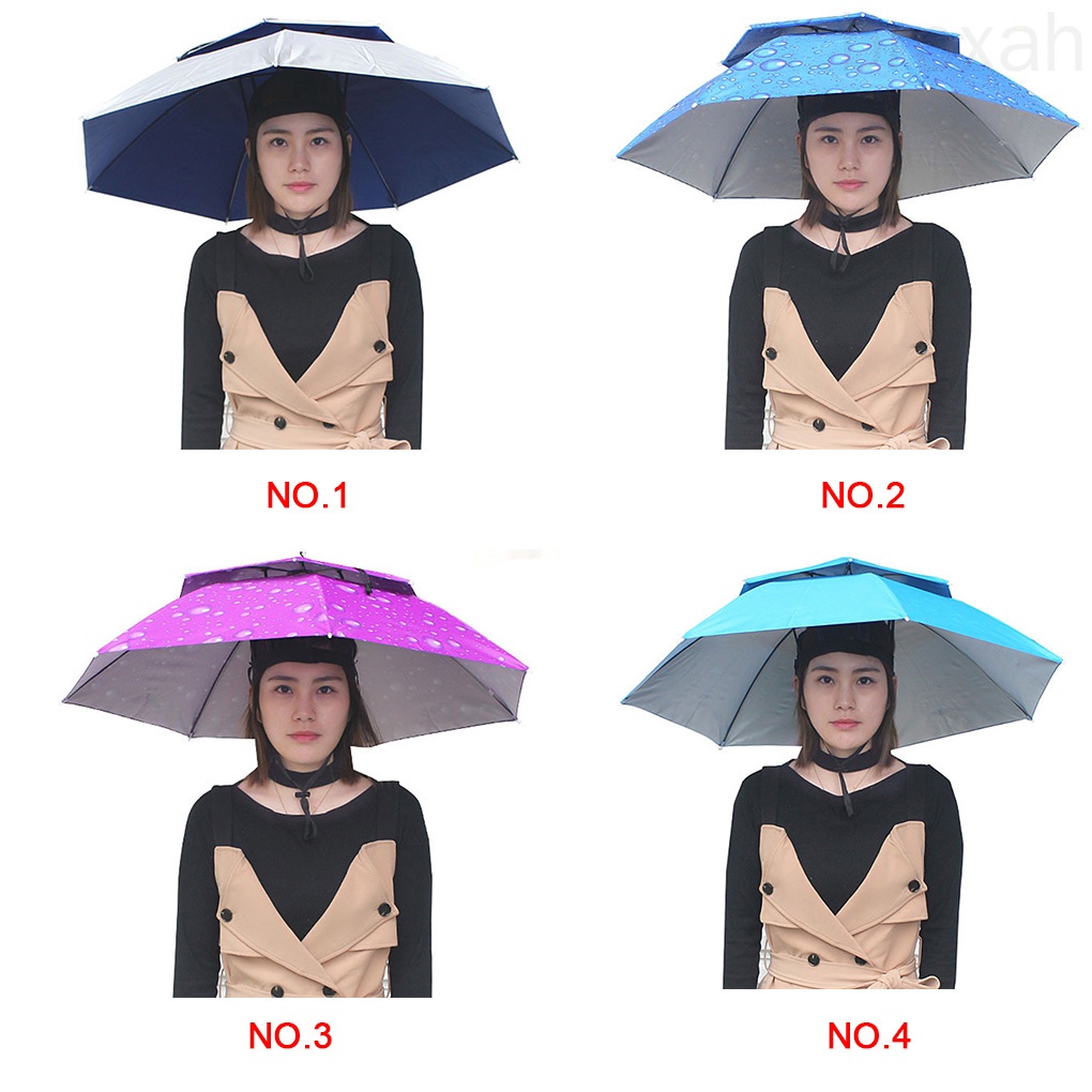 Nón Dù Che Nắng Có Thể Gấp Gọn Tiện Dụng Khi Đi Câu Cá