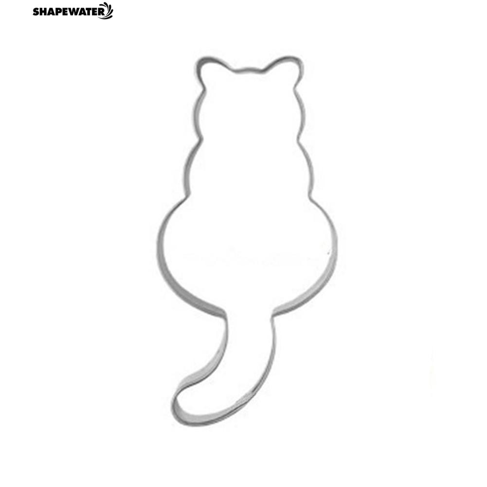 Khuôn Làm Bánh Quy, Sô Cô La Hình Con Mèo Được Làm Từ Thép Không Gỉ