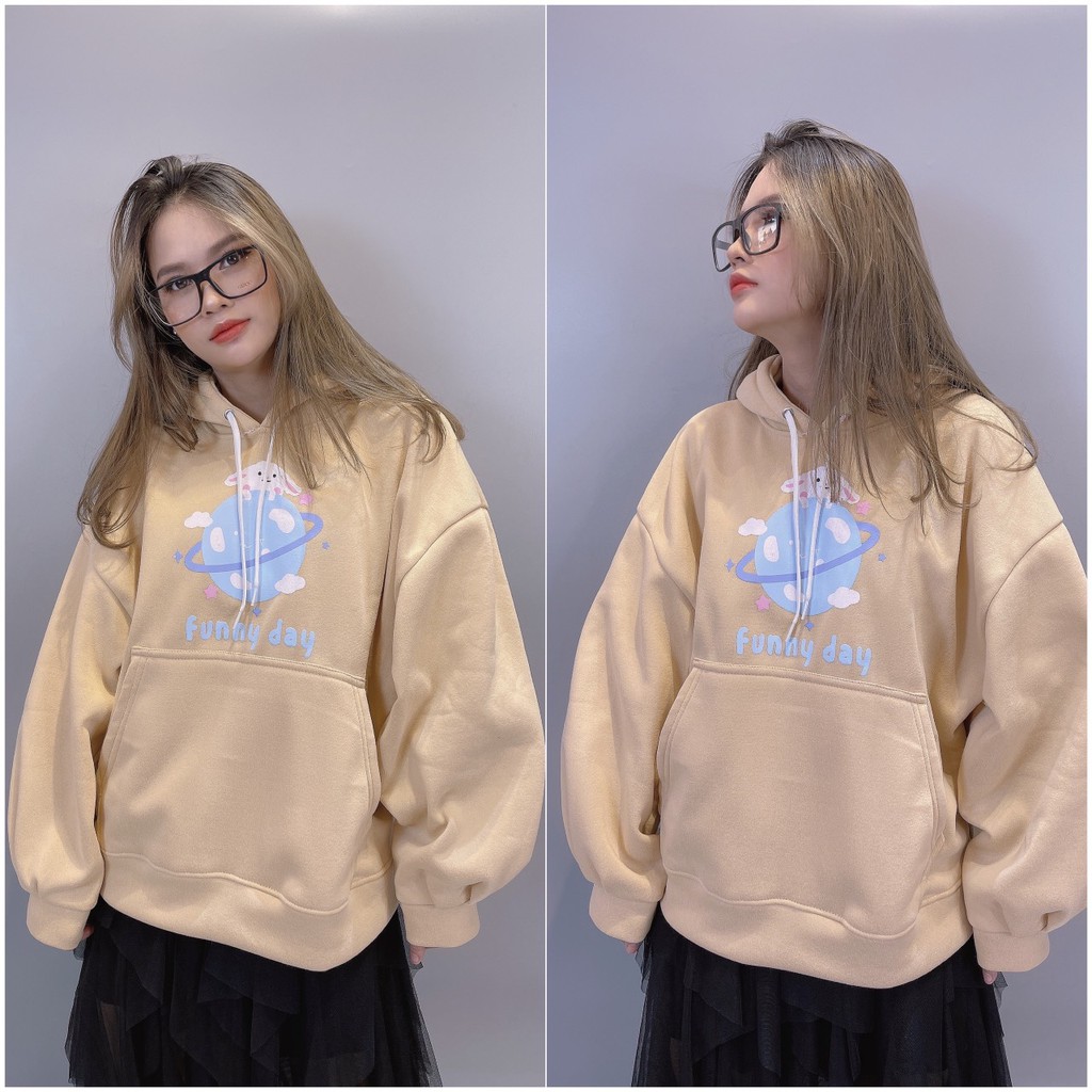 ÁO KHOÁC HOODIE NỈ NỮ HÌNH CỪU CON CỰC DỄ THƯƠNG | BigBuy360 - bigbuy360.vn
