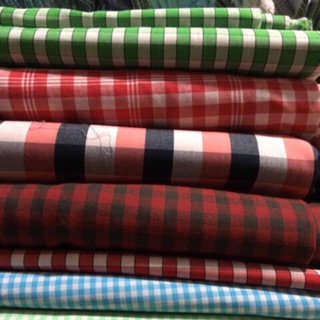 Vải thô kẻ caro