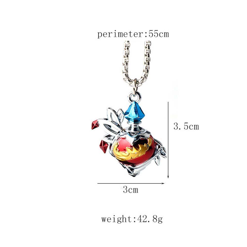 Qqmall Vòng Cổ Choker Kim Loại Mặt Hình Anime Trái Tim GenshinImpact Game Genshin Cá Tính Sáng Tạo Cho Nam