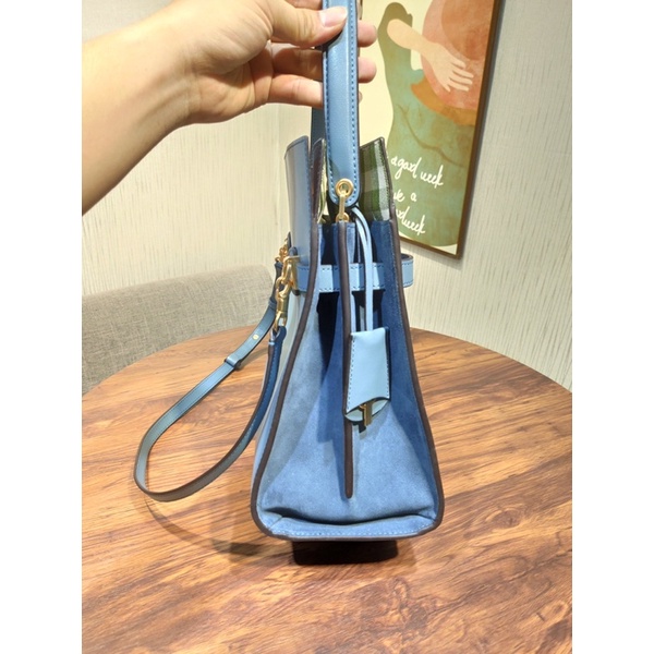 Túi xách nữ da thật cao cấp Tory Burch Lee Radziwill Double size 30 hàng vip 1-1