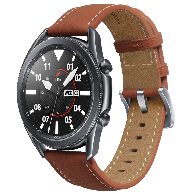 Dây Đeo Bằng Da Bò 20Mm Cho Đồng Hồ Thông Minh samsung galaxy watch4 40 44mm/watch 4 classic 42 46mm