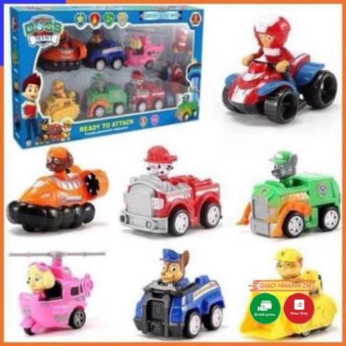 Chó cứu hộ Paw Patrol A8, A9, A11, mô hình 6 con, 7 con, 8 con, 9 con đồ chơi cho các bé