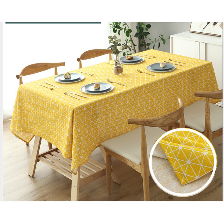 (50x50cm)link1- Vải CANVAS họa tiết sọc, caro, vintage. Vải bố khăn trải bàn, picnic, phông nền chụp ảnh