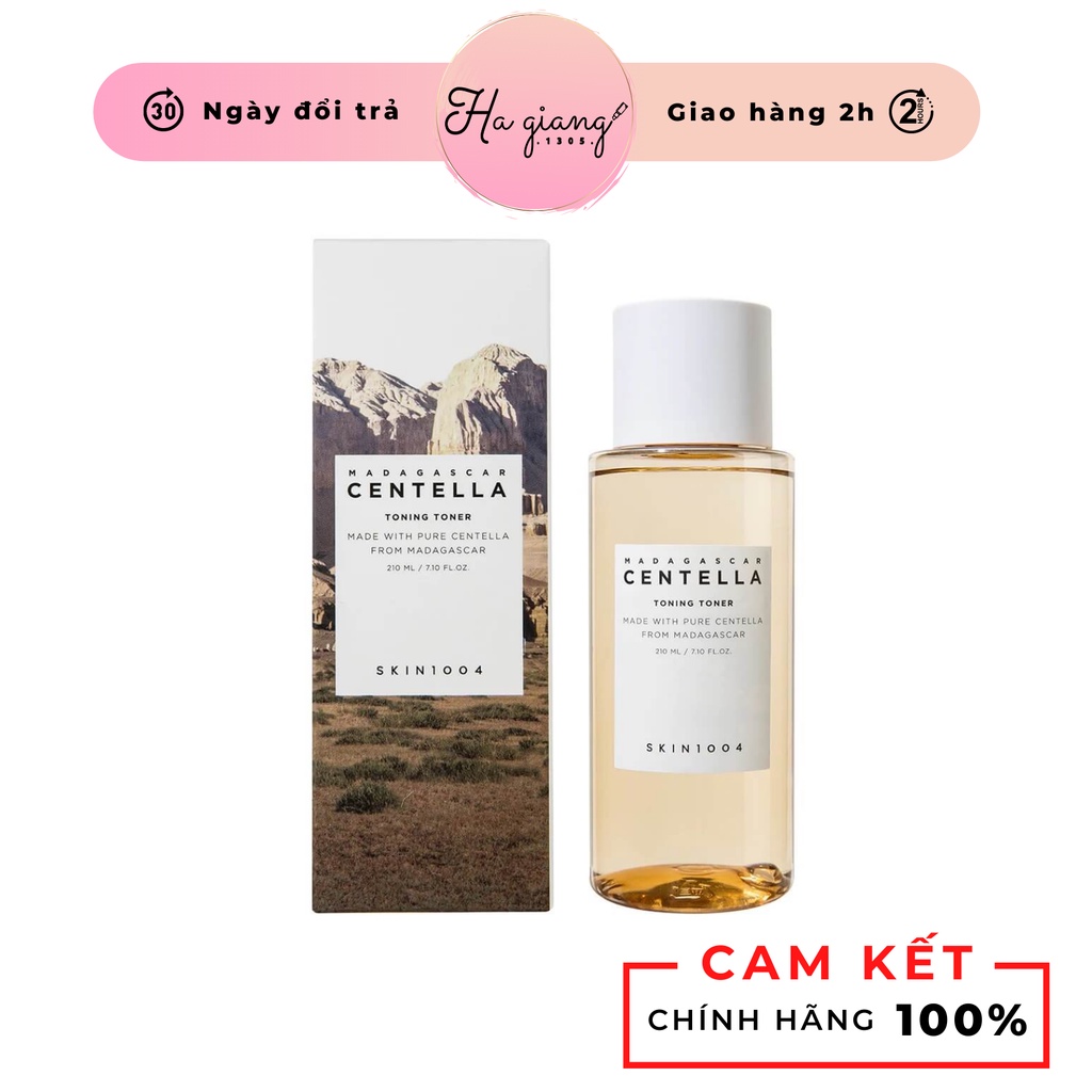 Nước Hoa Hồng Skin1004 Chiết Xuất Rau Má Dịu Nhẹ , Phục Hồi Da Skin1004 Madagascar Centella Toning Toner 210ml