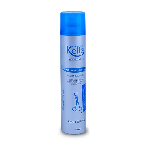 Keo xịt tóc tạo kiểu Kella cứng 420ml