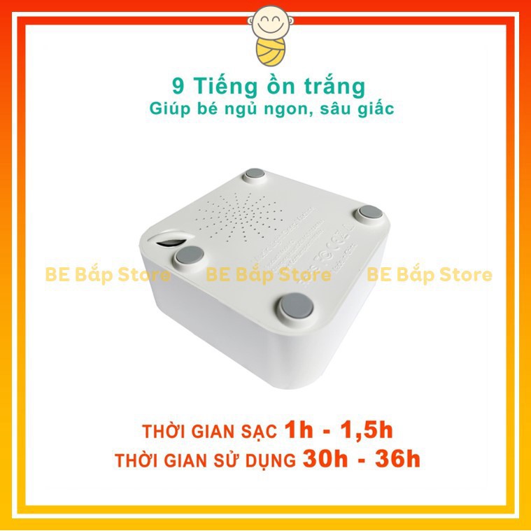 Máy Tạo Tiếng Ồn Trắng Giúp bé ngủ ngon, sâu giấc [ White Noise] - Bố Bắp Store