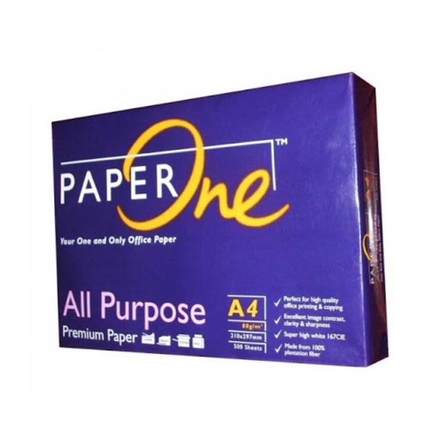 Giấy A4 Paper One 80gsm - Dày dặn