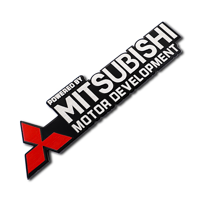 Miếng Dán Chữ 3D Bằng Kim Loại Dùng Trang Trí Xe Hơi Mitsubishi l200 ASX Outlander Lancer ex Pajero LancerEvo Xpande