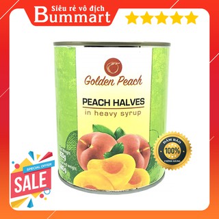 [RẺ VÔ ĐỊCH] Đào Ngâm Golden Peach Lon 820g
