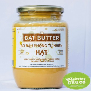 Bơ đậu phộng Đạt Butter tự nhiên có hạt 500g