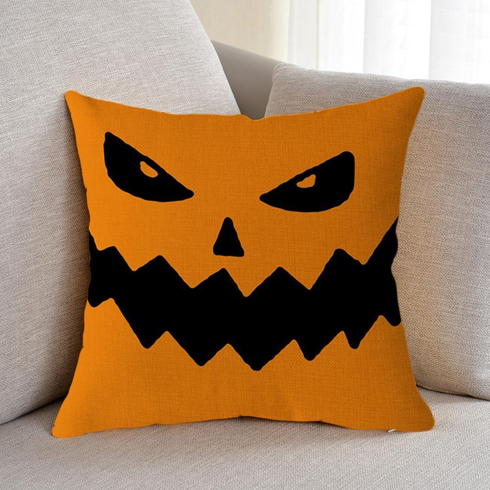 Vỏ Áo Gối Sofa Trang Trí Hình Chủ Đề Halloween 45x45cm