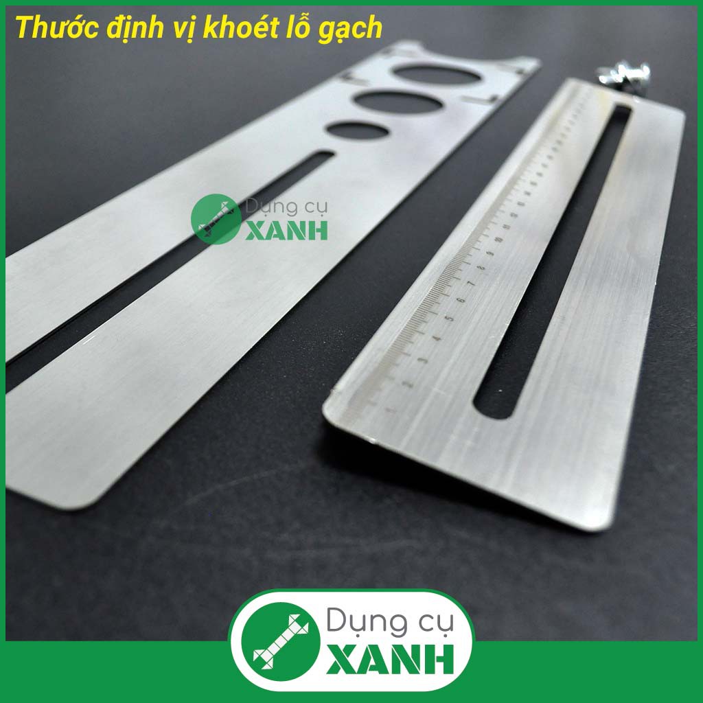 Thước định vị khoét lỗ gạch đa năng inox