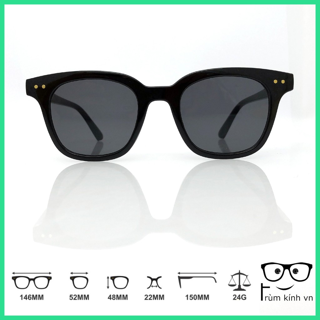 Kính GM Southside Màu Đen [ Gọng Kính Chữ V Hàn Quốc ] | BigBuy360 - bigbuy360.vn