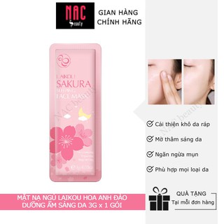Mặt Nạ Ngủ Hoa Anh Đào Sakura Laikou (1 gói)