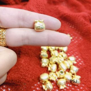 CHARM TÚI TIỀN BẠC XI VÀNG