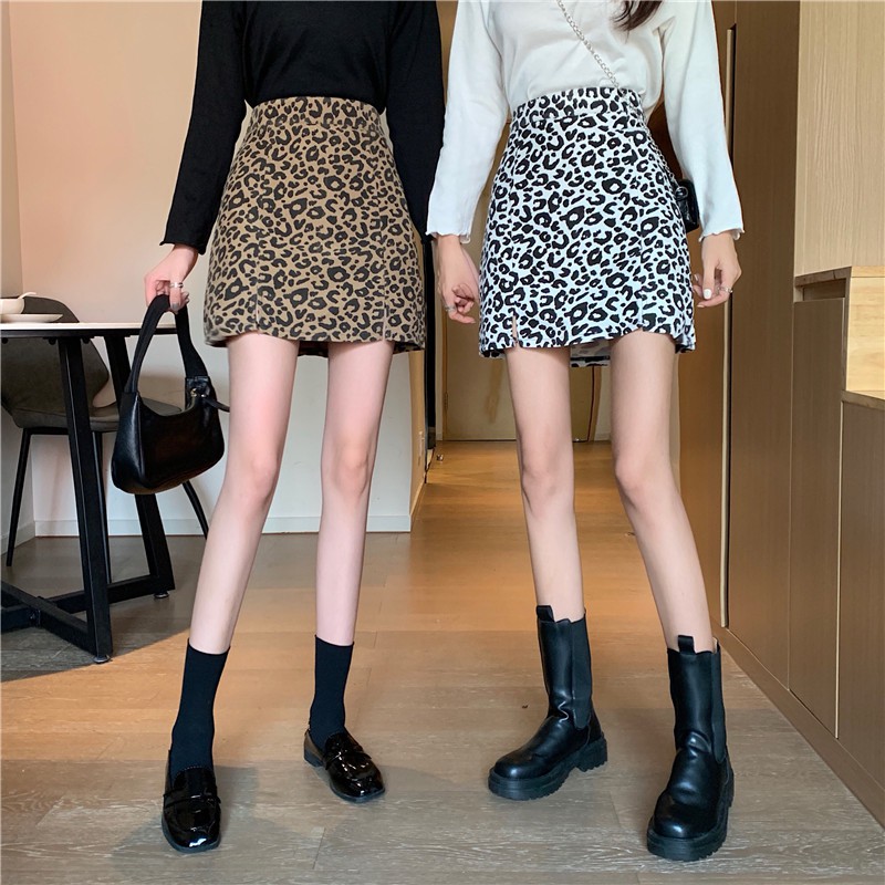 Chân Váy Lưng Cao Hoạ Tiết Da Báo Thiết Kế Xẻ Quyến Rũ | BigBuy360 - bigbuy360.vn