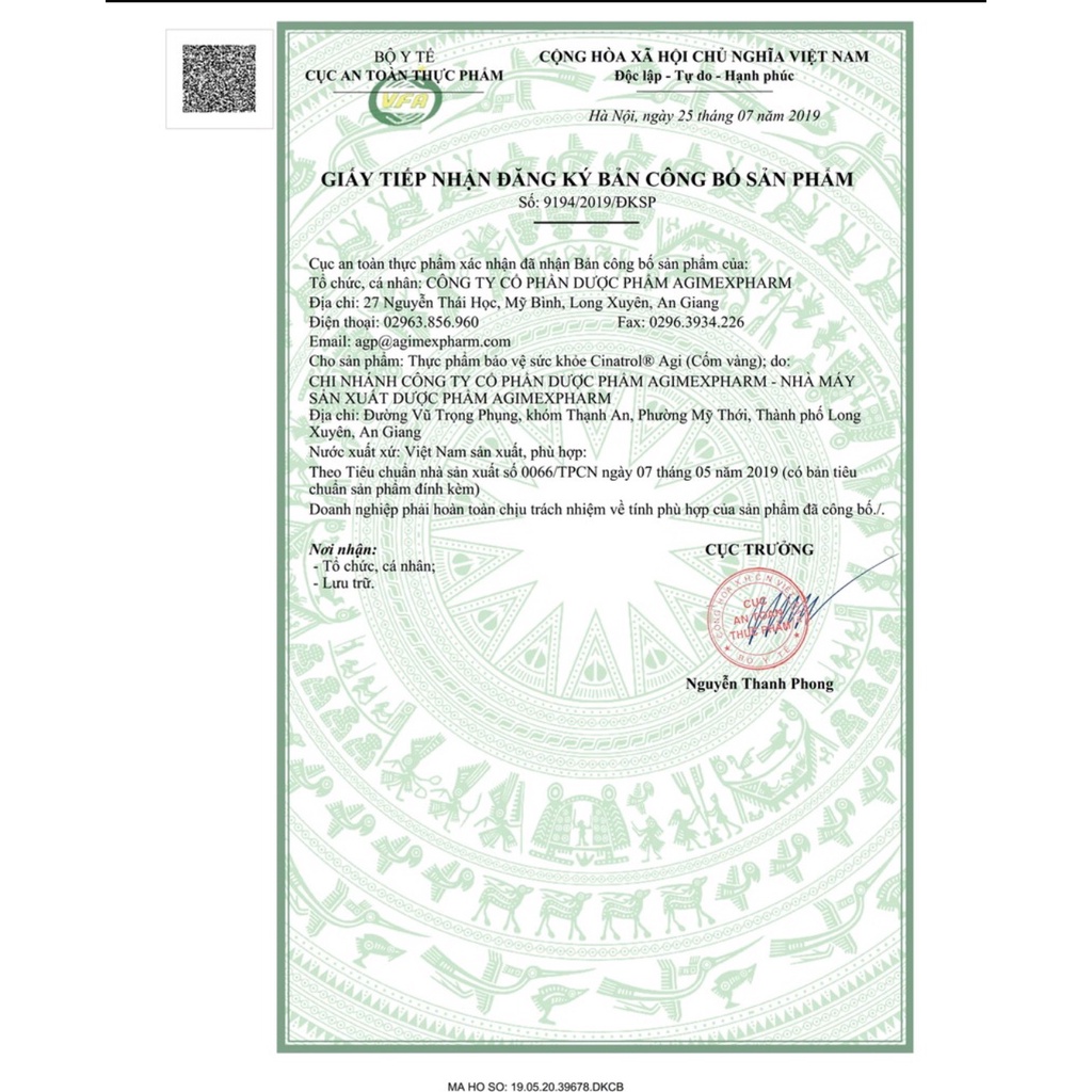 Cốm tiêu hóa trẻ em Cinatrol Agi Gói 1.6 Gam - Hộp 30 gói